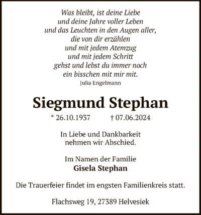 Siegmund Stephan